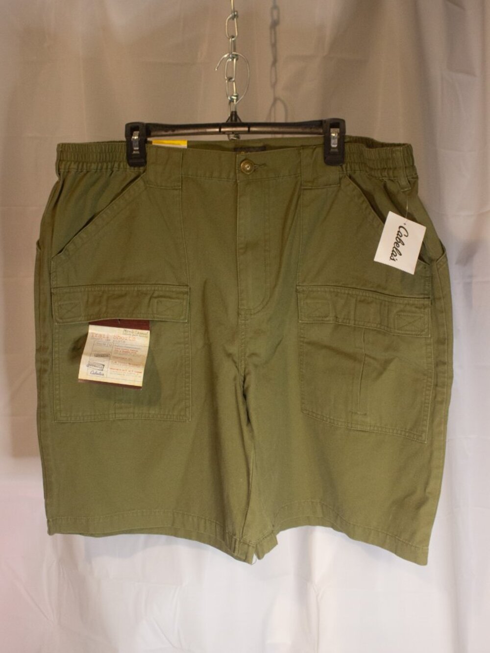 Cabela's Men's Size 42 Waist 9" Trail Shorts Spanish Green New with Tags